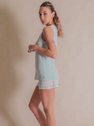 stretch cotton pajamas short